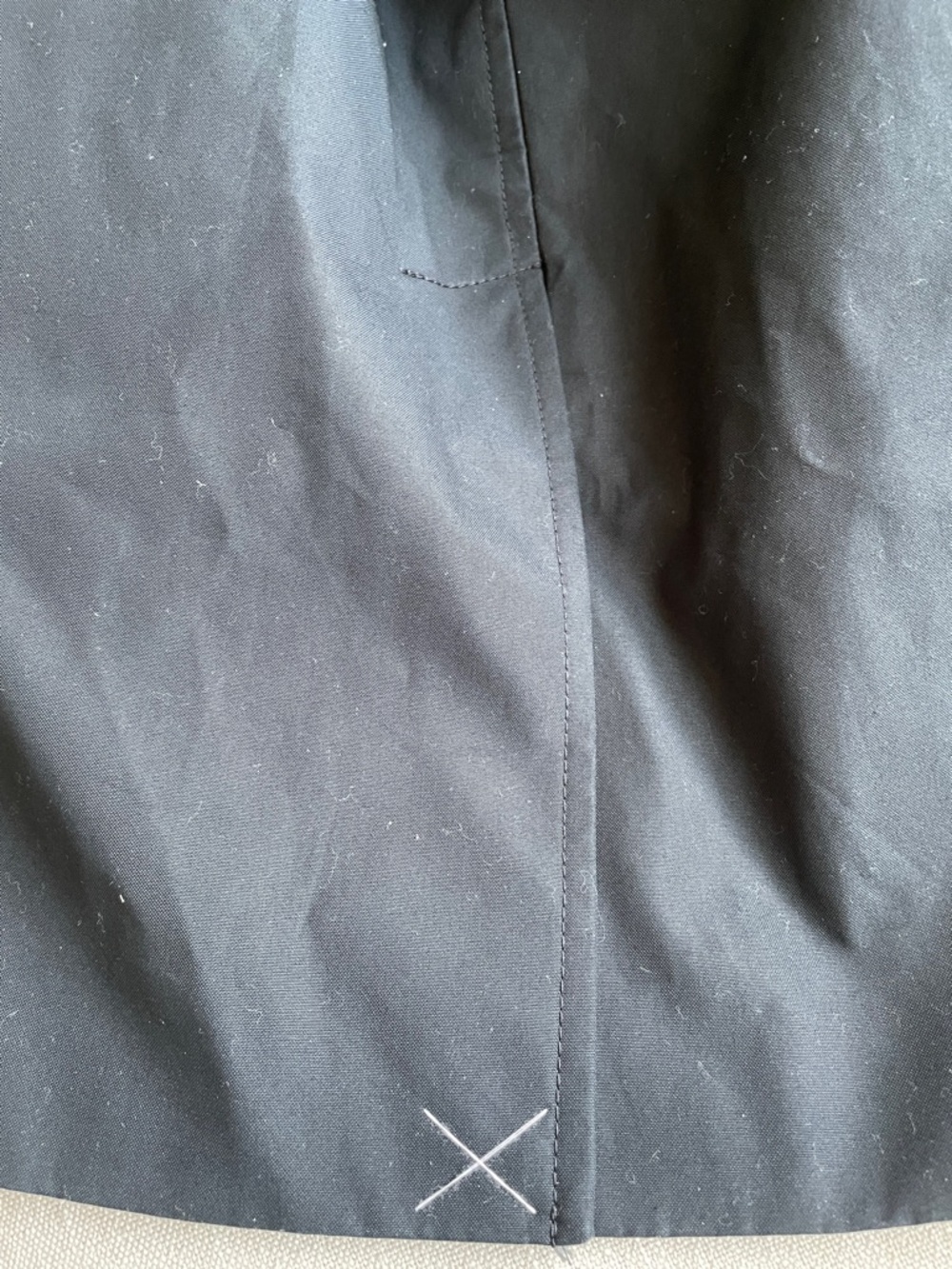 J. Crew Woman's Black Icon Trench Coat NEW Size 20 * no belt* - Picture 12 of 12